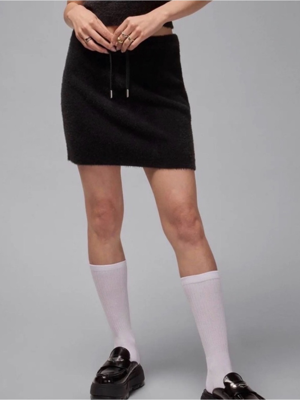 Nike Black Knit Mini Skirt